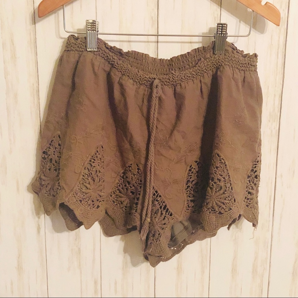 MUDD olive green jr XL shorts